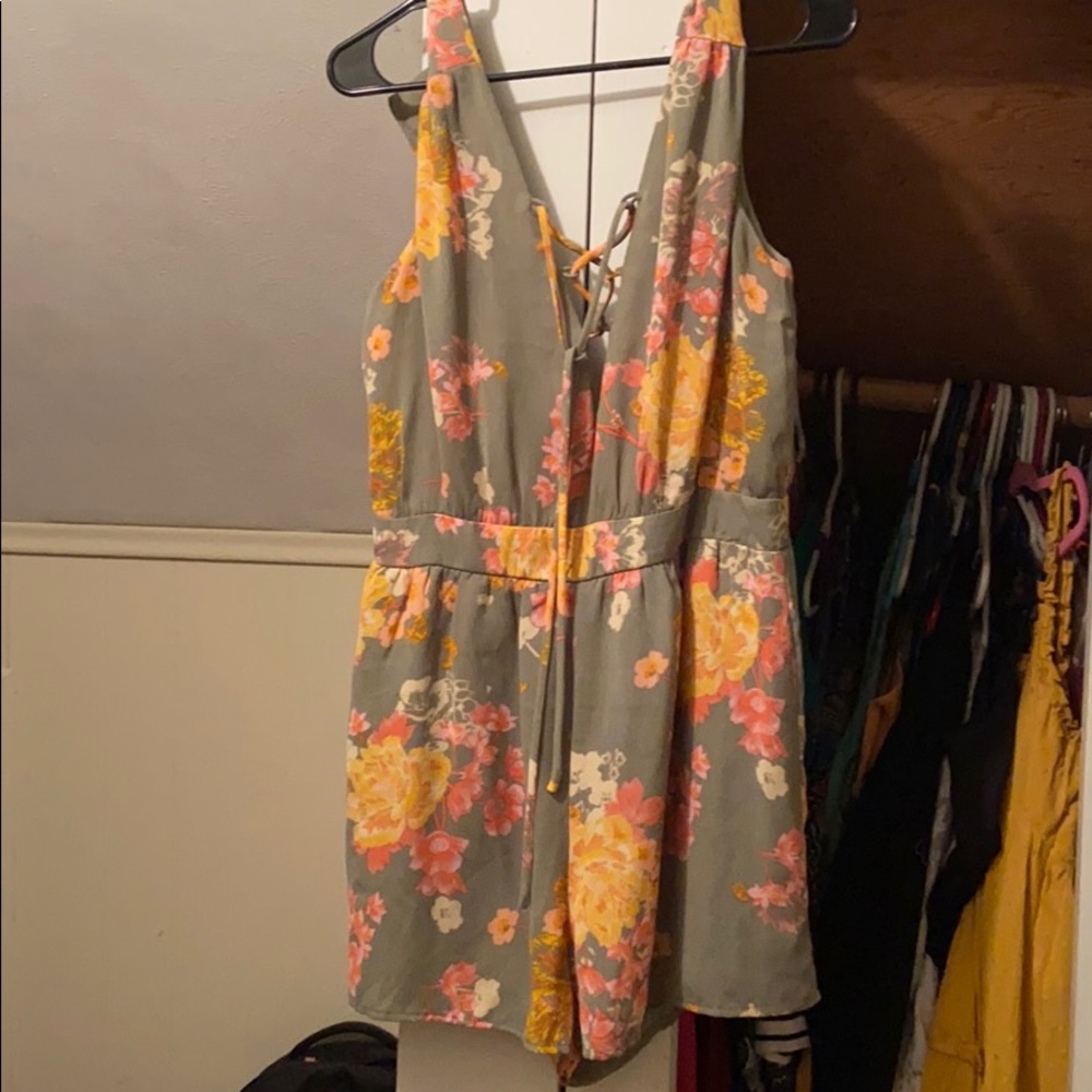 Charlotte Russe Floral Romper